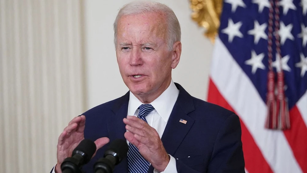 Tổng thống Mỹ Joe Biden hôm 16-8 tại Nhà Trắng (Mỹ). Ảnh: AFP