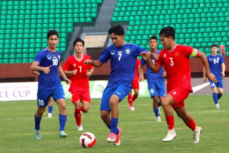 U16 Uzbekistan được đánh giá cao hơn so với U16 Việt Nam