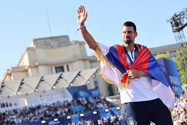 Novak Djokovic đã có HCV Olympic và giờ nhắm mục tiêu giành Grand Slam thứ 25