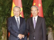 Tin tức trong ngày - Tổng Bí thư, Chủ tịch nước Tô Lâm hội kiến Ủy viên trưởng nhân đại toàn quốc Trung Quốc Triệu Lạc Tế