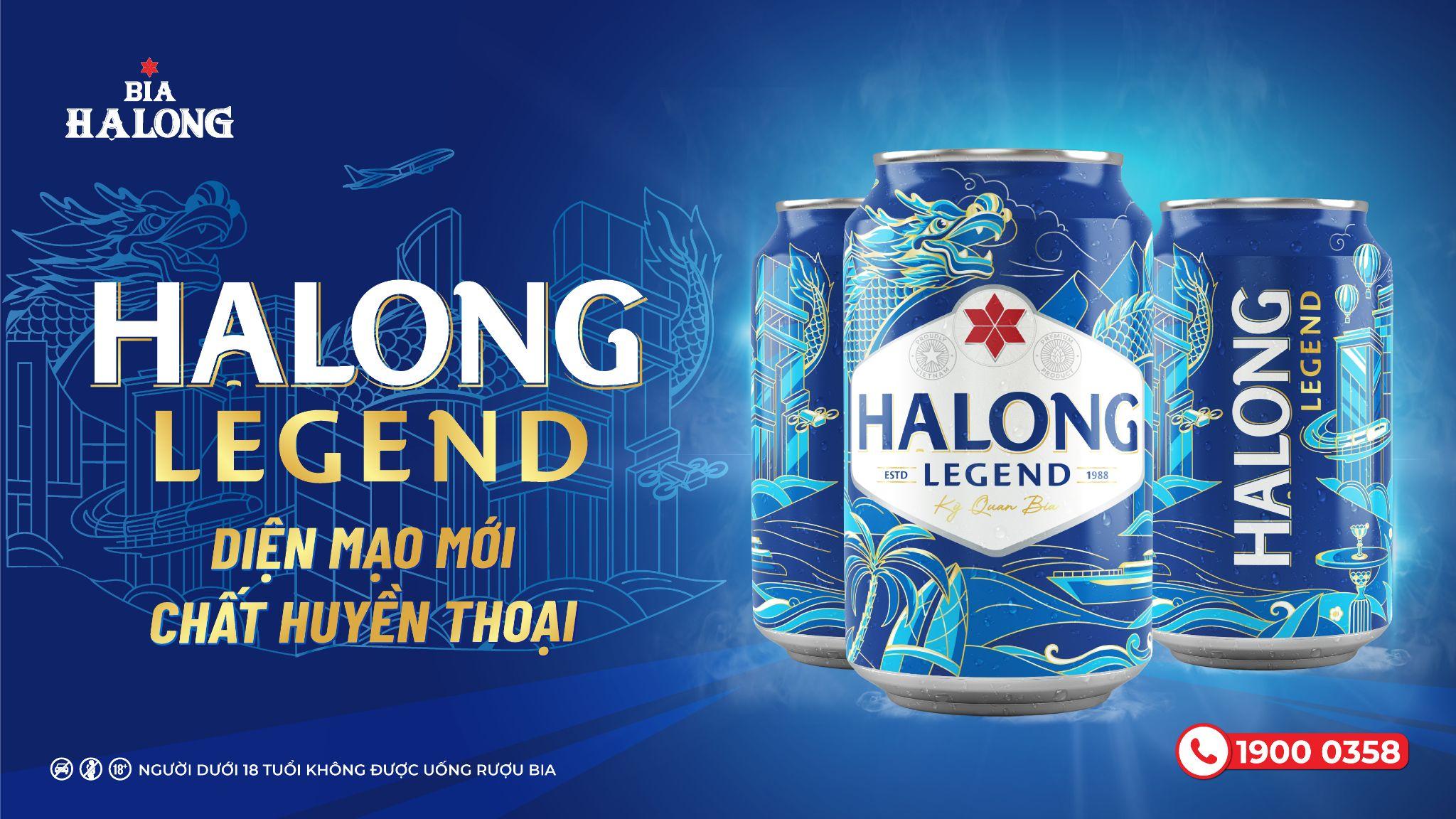 Bia Hạ Long Legend là sự kết hợp hoàn hảo giữa tinh hoa truyền thống và hiện đại được khắc họa chi tiết trên bao bì.