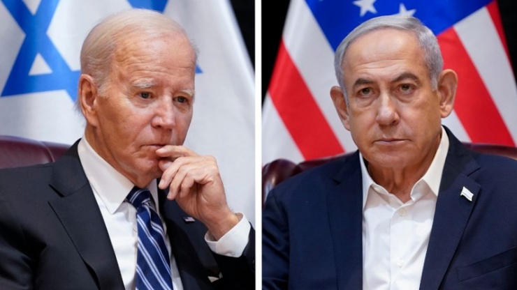 Tổng thống Mỹ Joe Biden gây sức ép với Thủ tướng Israel Benjamin Netanyahu. Ảnh minh họa Getty Images.&nbsp;