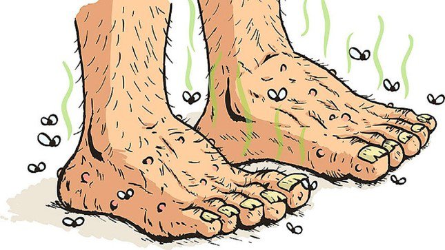 Mẹo đến đến hội quản đến cho người hôi chân