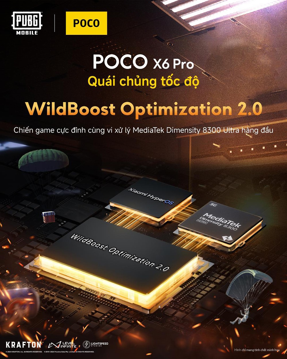 POCO X6 Pro: Vũ khí hoàn hảo cho game thủ PUBG MOBILE - 3