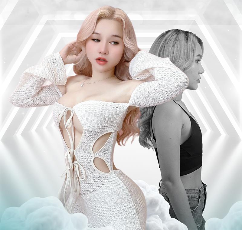 Hình ảnh khách hàng được bác sĩ Lục thực hiện treo sa trễ định tuyến sẹo mịn