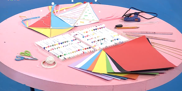 “Hoa vui ca” - Học làm cánh diều tuổi thơ bằng giấy sáng tạo - 4