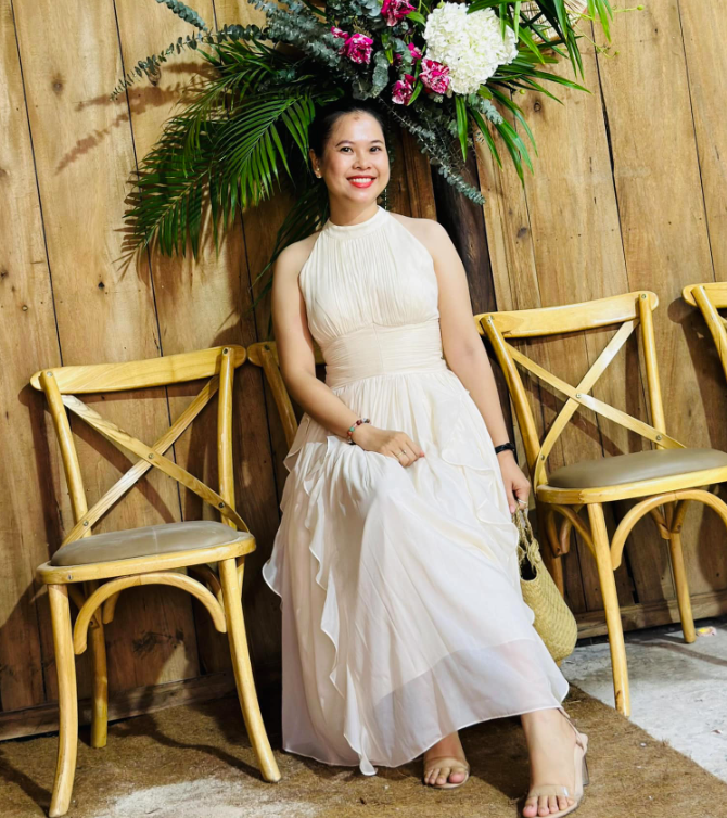 Tuyền Saphia với nụ cười rạng rỡ ghi lại dấu ấn trong lòng người xem - Ảnh: Nhân vật cung cấp