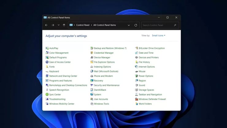 Control Panel sắp bị “khai tử” khỏi Windows.