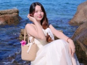 Du lịch - Lần đầu đến Đà Nẵng, cô nàng ấn tượng với bãi biển xinh đẹp