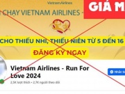 Kinh doanh - Coi chừng mất tiền vì giải chạy bộ giả mạo Vietnam Airlines
