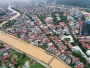Tin tức trong ngày - Hình ảnh gần 200 nóc nhà ở thành phố Cao Bằng ngập trong nước lũ