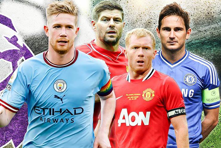 Ai được tạp chí FourFourTwo chọn là tiền vệ số 1 trong lịch sử Premier League?