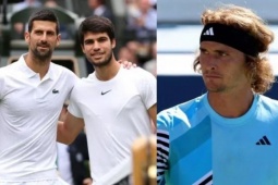 Thể thao - Djokovic &amp; Alcaraz có thể bị Zverev soán ngôi sau US Open 2024 (Bảng xếp hạng tennis 26/8)