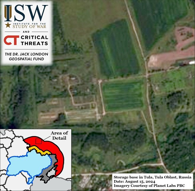 Căn cứ ở Tula của Nga. Ảnh: ISW