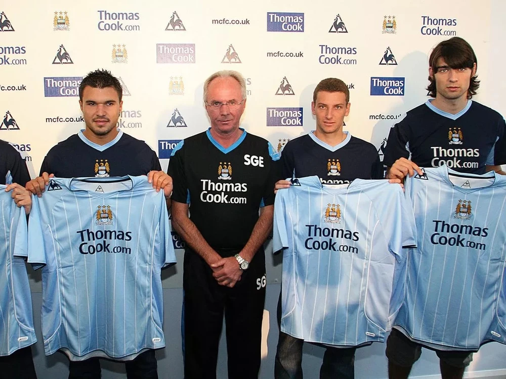 Những học trò cũ của HLV Sven-Goran Eriksson trong màu áo Man City. Ảnh: GETTY.