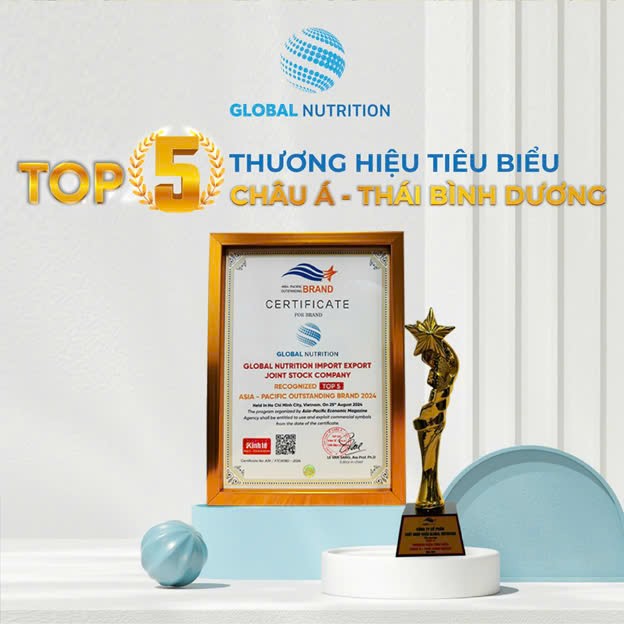 Giải thưởng Top 5 Thương hiệu tiêu biểu hàng đầu Châu Á – Thái Bình Dương 2024