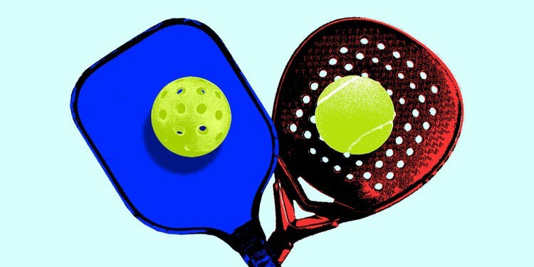 So sánh vợt, bóng&nbsp;pickleball và vợt, bóng padel