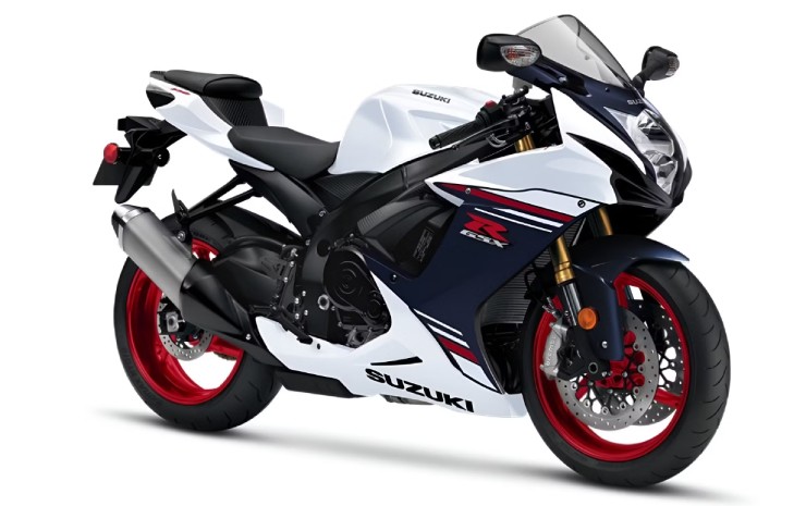 4. 2025 Suzuki GSX-R750/R750Z có giá niêm yết 13.149 USD (326,48 triệu đồng), sở hữu khối động cơ V-box, 4 xi lanh thẳng hàng, dung tích 750cc, cho công suất tối đa 148 mã lực.