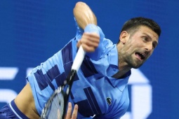 Video tennis Djere - Djokovic: Bùng nổ set 2, sự cố đáng tiếc (US Open)