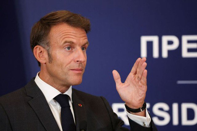 Tổng thống Pháp Emmanuel Macron đã lên tiếng bảo vệ quyết định cấp quyền công dân nhanh chóng cho giám đốc điều hành (CEO) Telegram Pavel Durov. Ảnh: Reuters