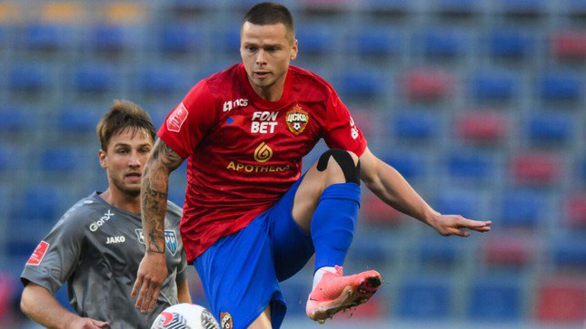 Krugovoy đang khoác áo CSKA Moscow