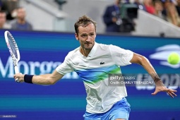 Video tennis Marozsan - Medvedev: Bản lĩnh tie-break, đoạt vé tốc hành (US Open)