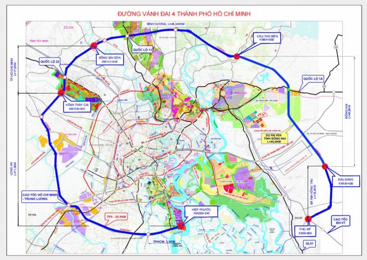 Vành đai 4 TPHCM: Dự án hạ tầng giao thông lớn nhất Đông Nam Bộ với kinh phí gần 130.000 tỷ đồng