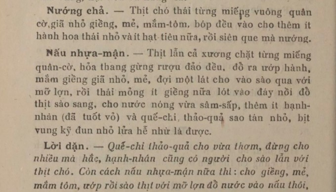 Sách Ẩm thực tu tri hướng dẫn cách nấu nhựa mận.