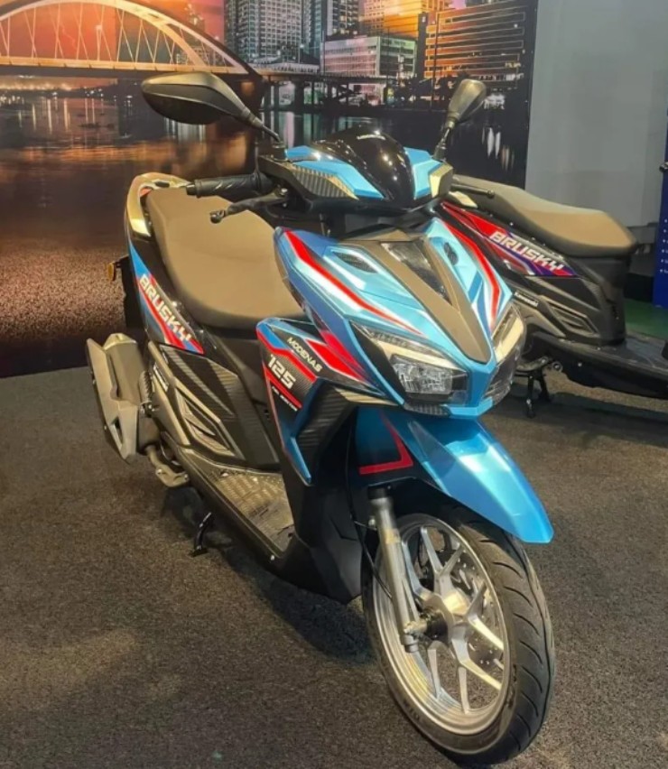 Soi gần hơn xe ga 2024 Kawasaki Brusky 125 đang gây sốt - 3