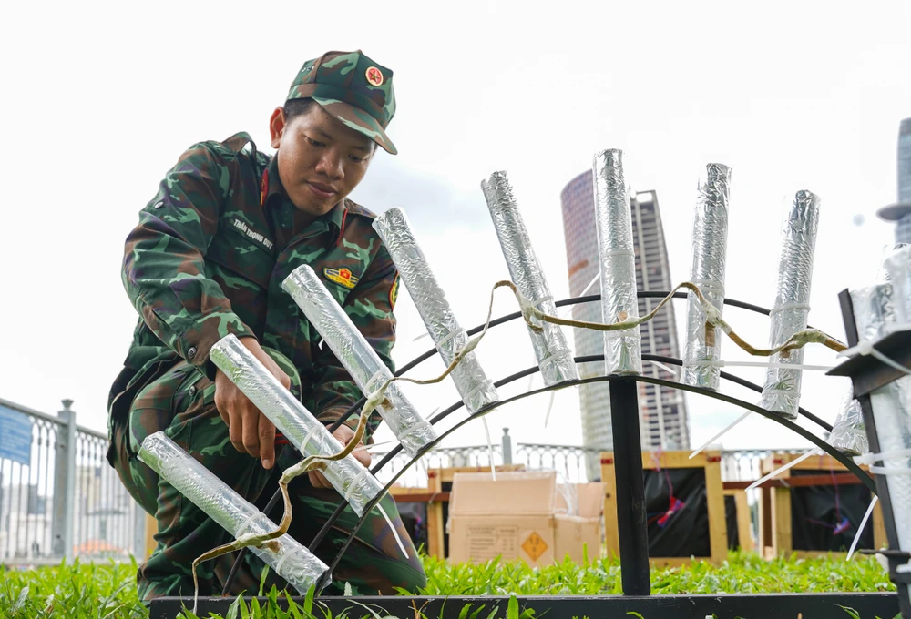 TP.HCM sẵn sàng khai hỏa 1.500 quả pháo hoa tầm cao chào mừng Quốc khánh 2/9