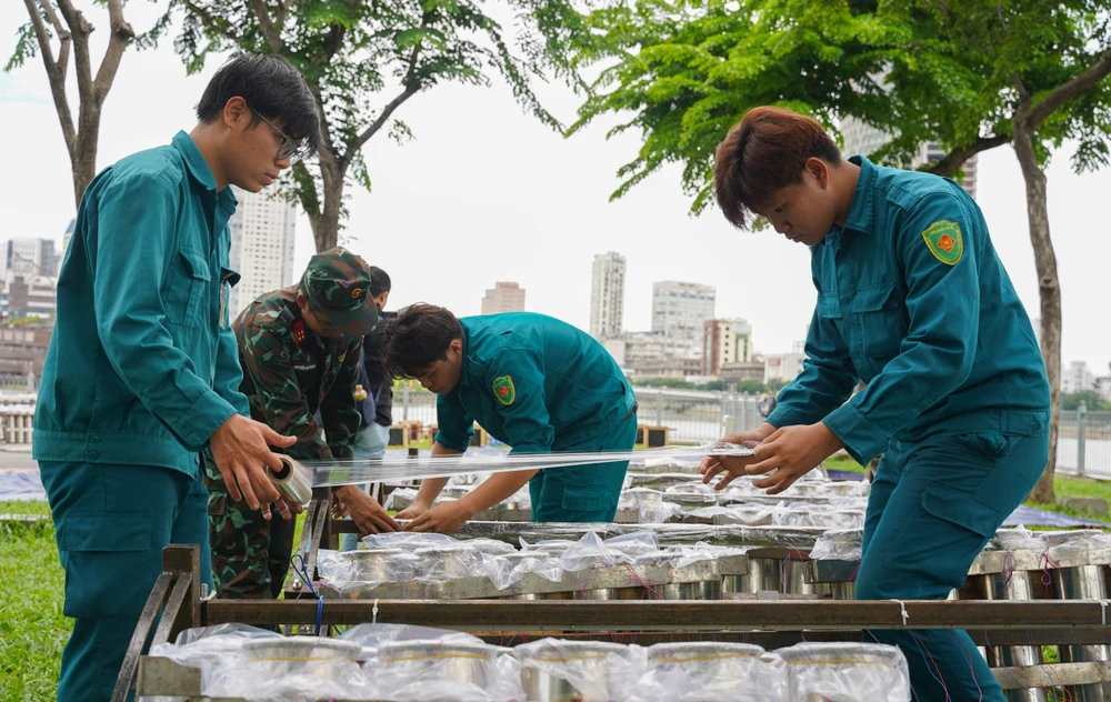 TP.HCM sẵn sàng khai hỏa 1.500 quả pháo hoa tầm cao chào mừng Quốc khánh 2/9