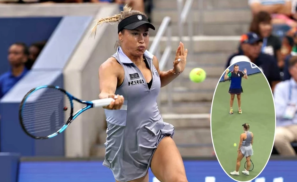 Tay vợt người Kazakhstan - Yuli Putintseva. Ảnh: FIRSTSPORT