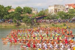 Lễ hội Đua, Bơi Thuyền Truyền Thống Quê Hương Đại Tướng Võ Nguyên Giáp