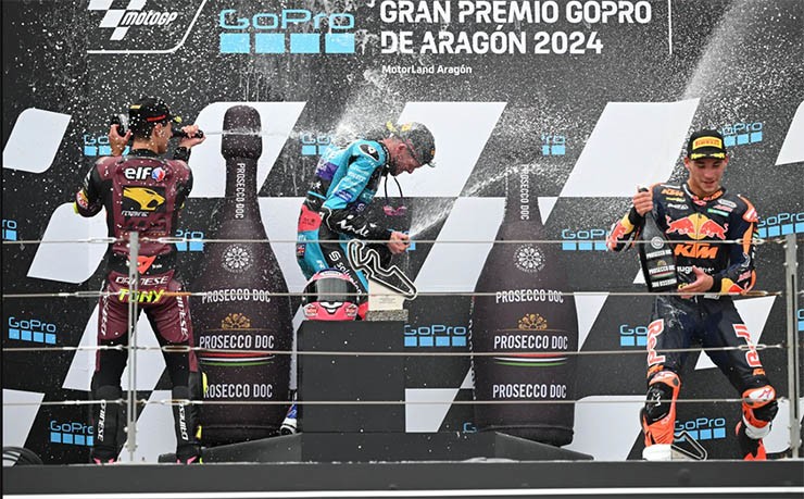 Podium Moto2 tại Aragon
