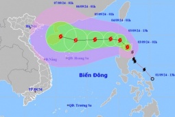 Bão Yagi khả năng giật cấp 16, di chuyển rất nhanh hướng vào Biển Đông