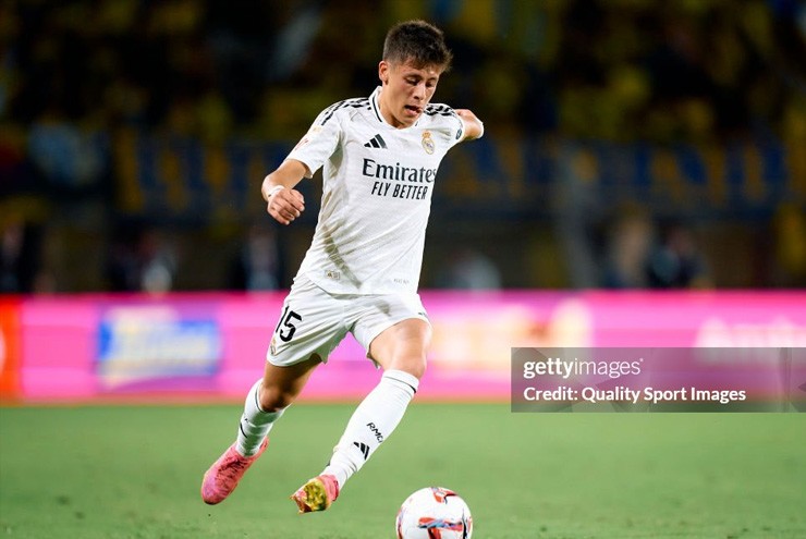 Guler mới đá chính 1 trận cho Real Madrid ở La Liga mùa giải 2024/25