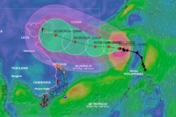 Bão Yagi sẽ lên cấp 14, có thể đánh chìm tàu lớn