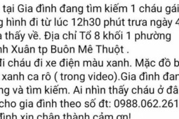 Giáo dục - du học - Tìm kiếm nữ sinh cấp 2 rời nhà trước ngày khai giảng