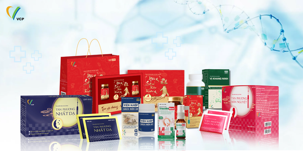 VCP Pharma có đa dạng sản phẩm, giúp chăm sóc sức khỏe toàn diện