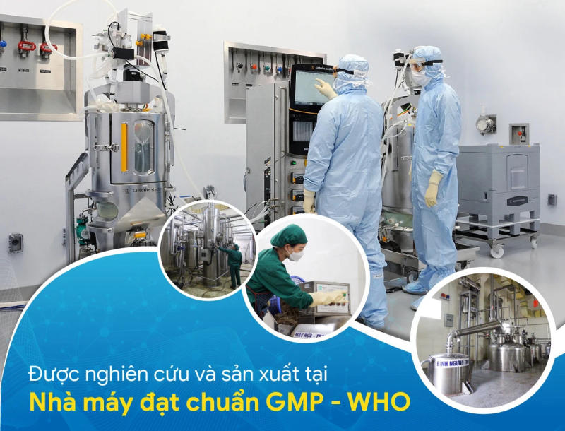 Chất lượng sản phẩm tại VCP Pharma luôn được đảm bảo bởi quy trình sản xuất nghiêm ngặt
