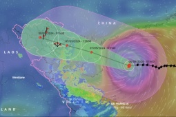 Tin tức trong ngày - Siêu bão YAGI tăng tốc, giật cấp 17 trên vịnh Bắc Bộ