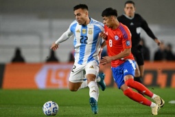 Trực tiếp bóng đá Argentina - Chile: Dybala nâng tỷ số lên 3-0 (Vòng loại World Cup) (Hết giờ)