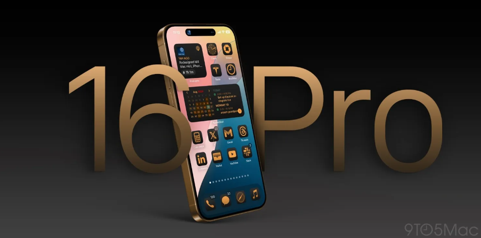 Ảnh concept iPhone 16 Pro.