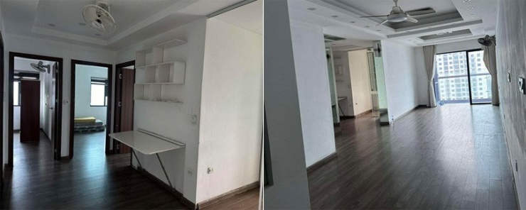 Căn chung cư 100m2 - nơi chị Phương Anh đón mọi người đến trú bão