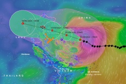 Bão Yagi vào vịnh Bắc Bộ, sức phá hoại vẫn cực kỳ lớn