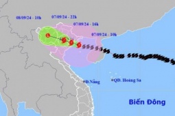 Bão số 3 tiếp tục di chuyển theo hướng Tây Tây Bắc, bác bỏ thông tin đổi hướng