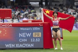 Thể thao - Người đẹp Tiểu Yến &quot;càn quét&quot; HCV Paralympic: Chạy nhanh, nhảy xa giỏi