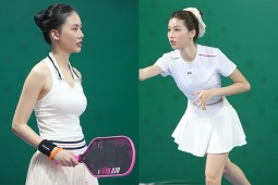 Thể thao - Dàn hoa hậu đọ tài ở sân pickleball, fan trầm trồ đã xinh còn thi đấu giỏi