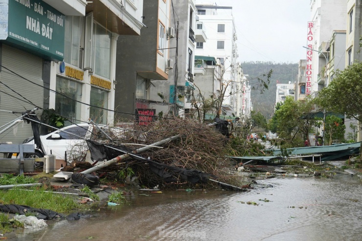 Cơn bão số 3 tàn phá Quảng Ninh, Hạ Long ngổn ngang đổ nát