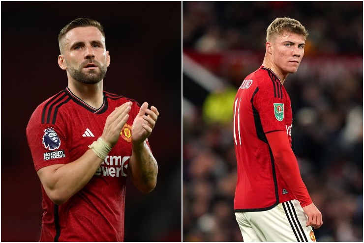 Luke Shaw và Rasmus Hojlund sắp trở lại